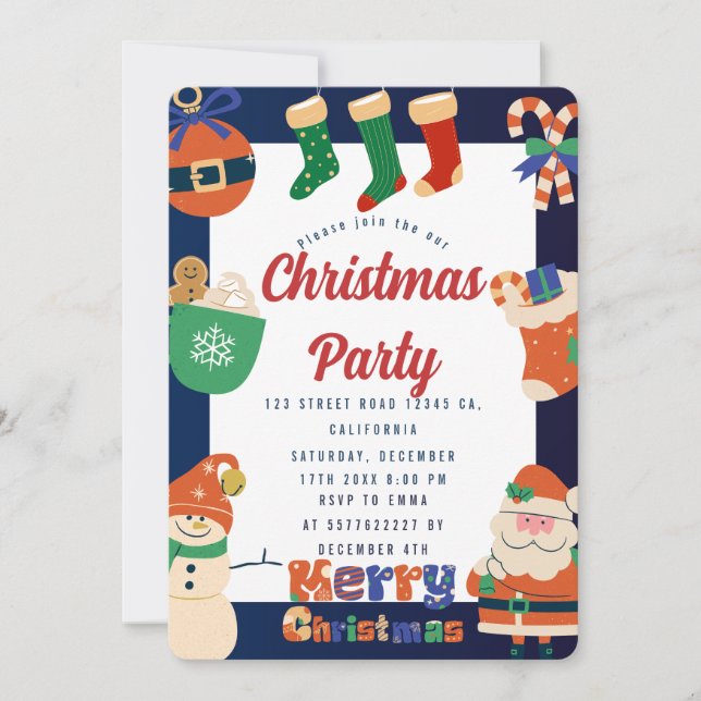 Christmas Party Invitation (Front)