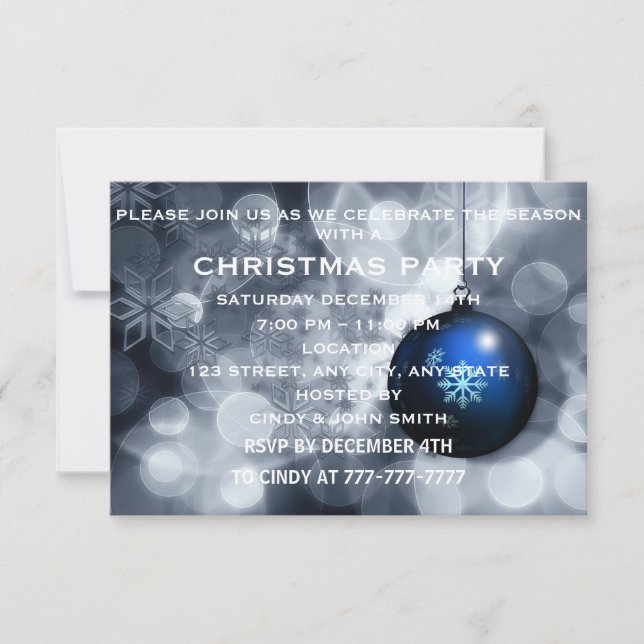 Christmas Party Invitation (Front)