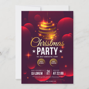 christmas party invitation