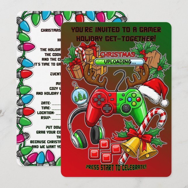 Christmas Party Invitation (Front/Back)