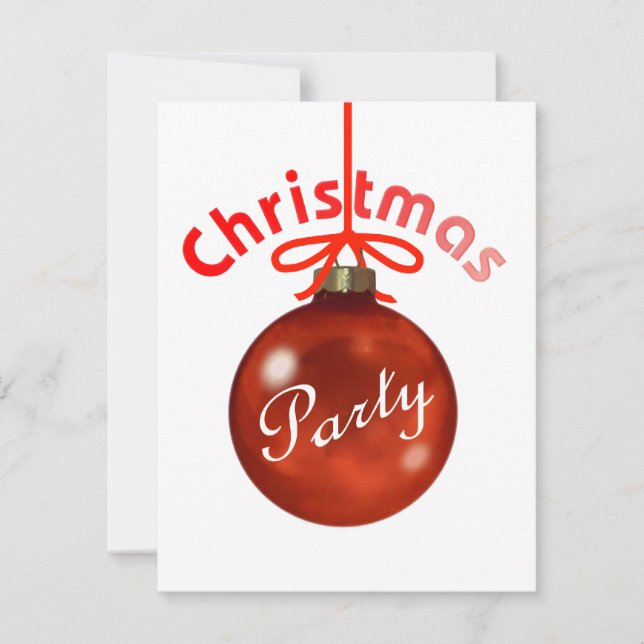 Christmas Party Invitation (Front)