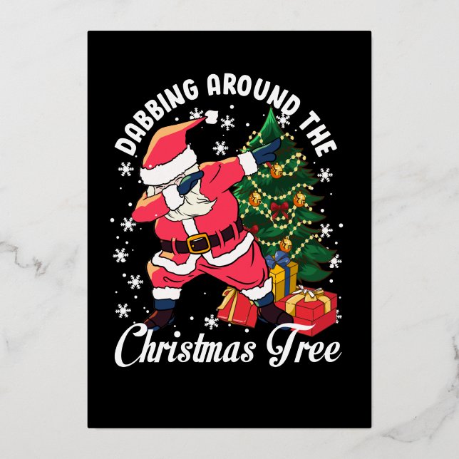 Christmas party invitation card (Front)