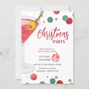 Christmas Party Invitation, Christmas Party Invitation