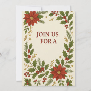 Christmas Party Invitation   Elegant