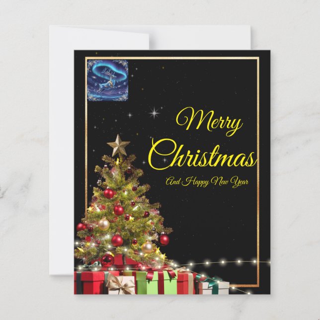 Christmas Party Invitation | Elegant Holiday Greet (Front)