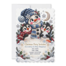 Christmas Party Invitation Holiday celebration