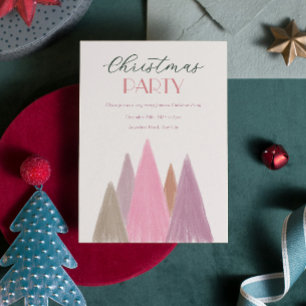 Christmas Party Invitation, Holiday Greetings Card