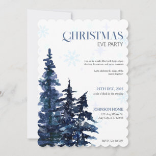 Christmas Party Invitation, Pink Chic Invitations