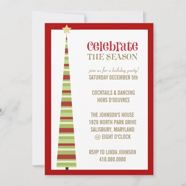 Christmas Party Invitations (Front)