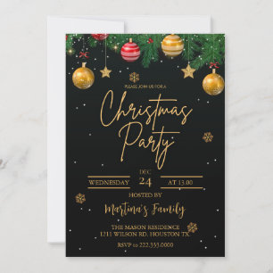 Christmas Party Invitations Holiday Party
