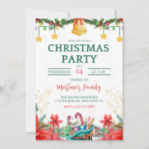 Christmas Party Invitations Holiday Party