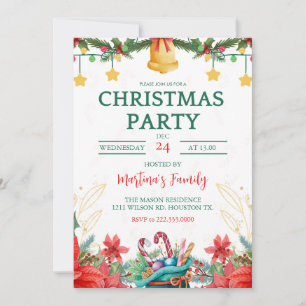 Christmas Party Invitations Holiday Party