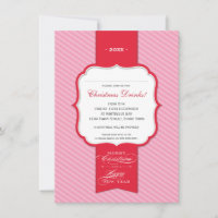 CHRISTMAS PARTY INVITATIONS :: lapel 1P