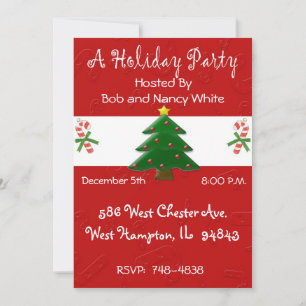 Christmas Party Invite-For Business or Personal Invitation