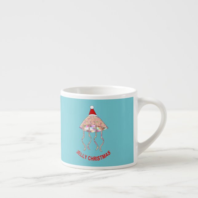 Christmas Party Jellyfish Mug (Right)