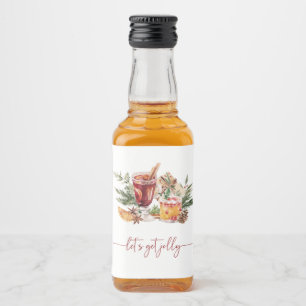 Christmas Party Liquor Label