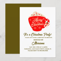 Christmas Party Merry Hot Chocolate Mug