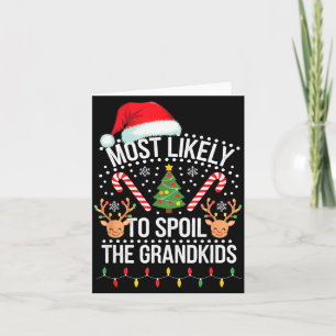 Christmas Party Most Likely To Sil The Grandkids Card
