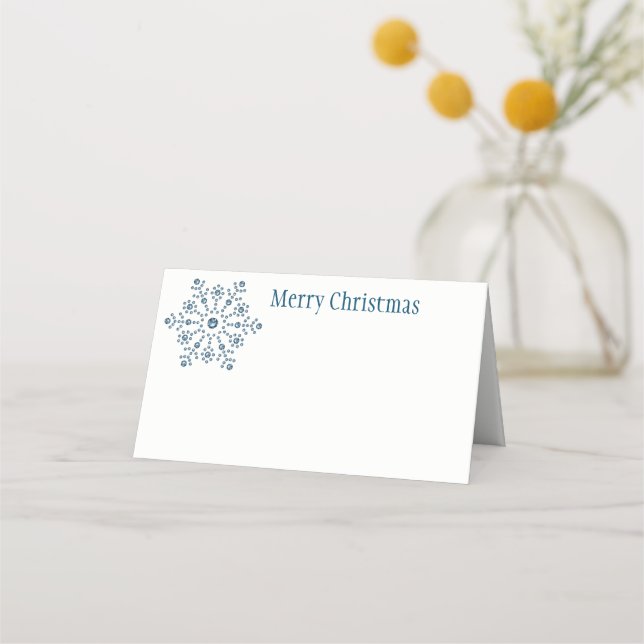 Christmas Party Name Place Card (Front)