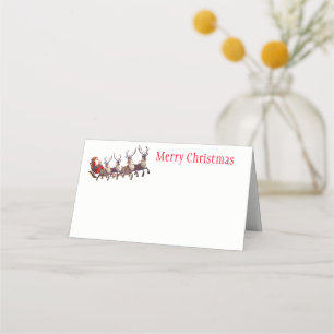 Christmas Party Name Place Card