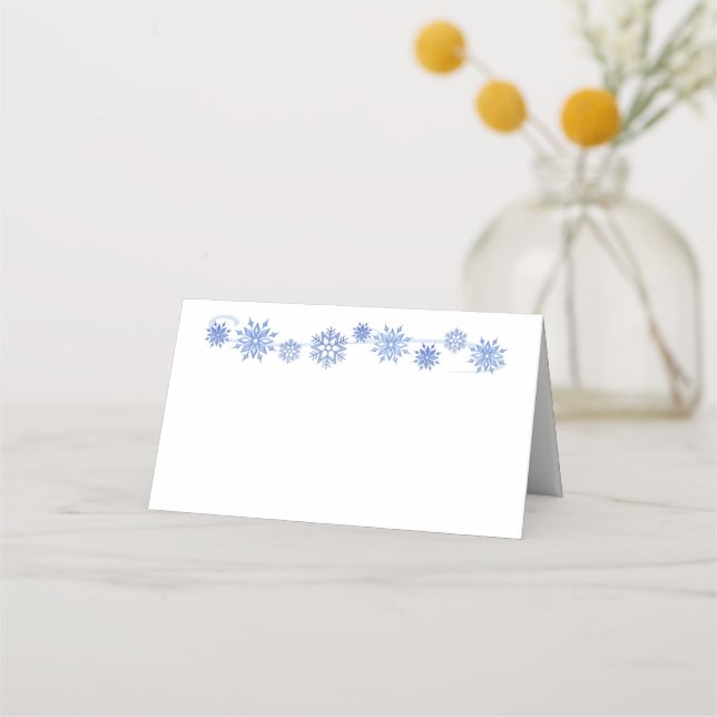 Christmas Party Name Place Card (Front)