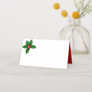 Christmas Party Name Place Card