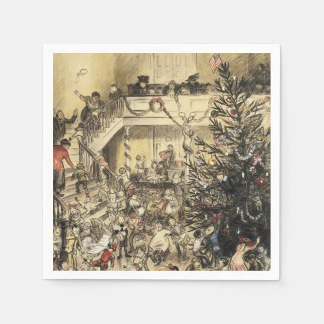 Christmas Party Napkin (Front)