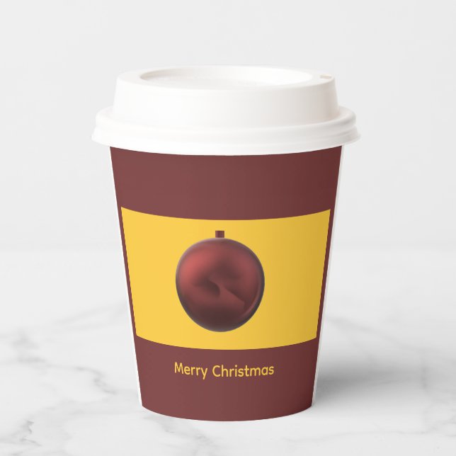 Christmas party paper cups (Front)