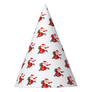 Christmas Party Paper Hats with Santa