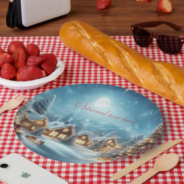 Christmas Party Paper Plates (Picnic)