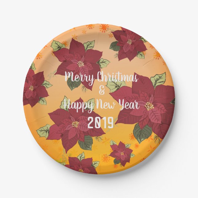 Christmas Party Paper Plates (Front)