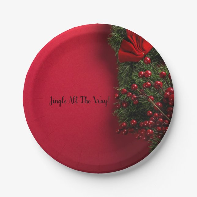 Christmas Party Paper plates (Front)