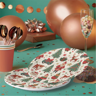 Christmas Party Plates