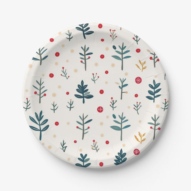 Christmas Party Plates (Front)