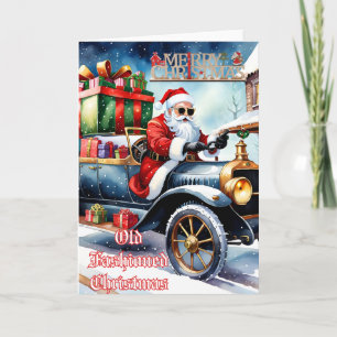 Christmas Party Santa Clause Holiday Card