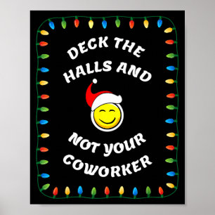 Christmas Party Workplace Funny Design  Poster