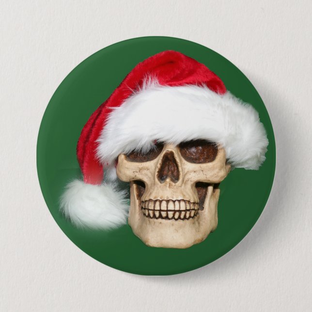 Christmas past 7.5 cm round badge (Front)