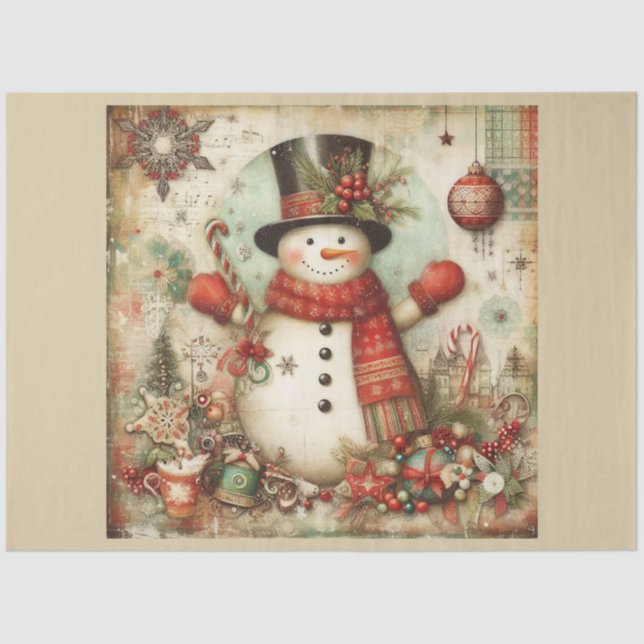 Christmas Past Design Series 14 Tissue Paper (Front)