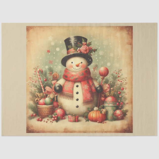 Christmas Past Design Series 22 Tissue Paper (Front)