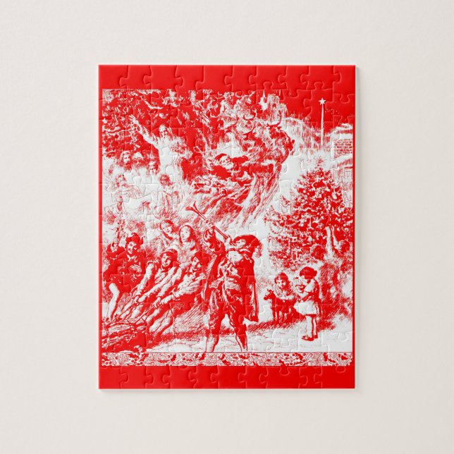 Christmas past jigsaw puzzle (Vertical)