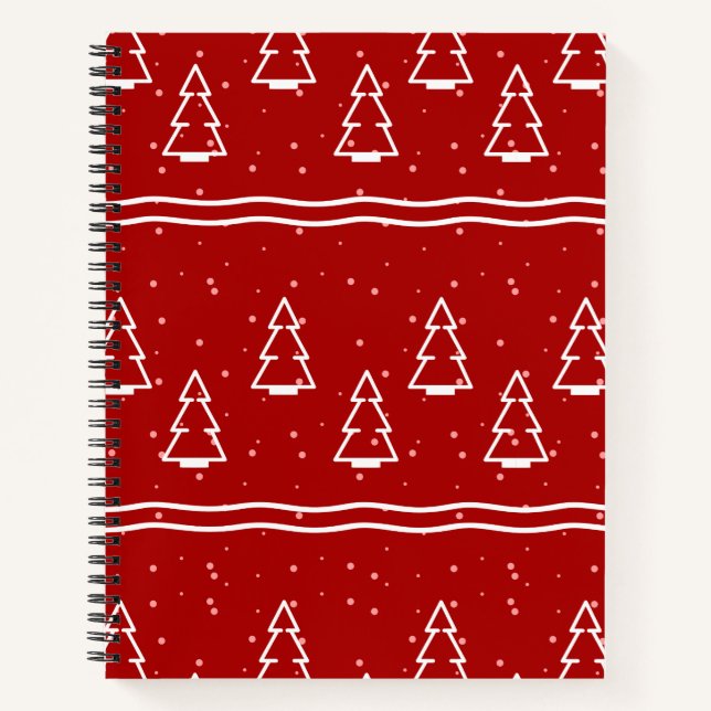 Christmas Pattern 116 Notebook (Front)