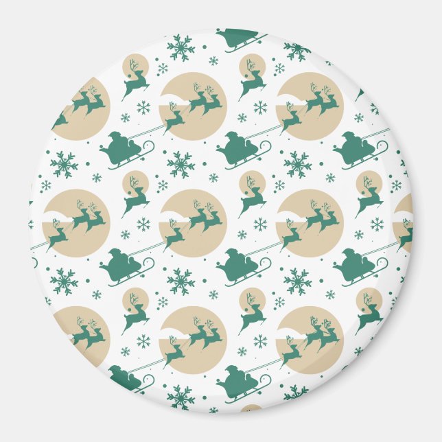 Christmas Pattern 118 Magnet (Front)