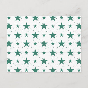 Christmas Pattern 123 Postcard