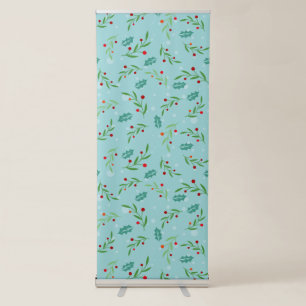 Christmas Pattern 126 Retractable Banner