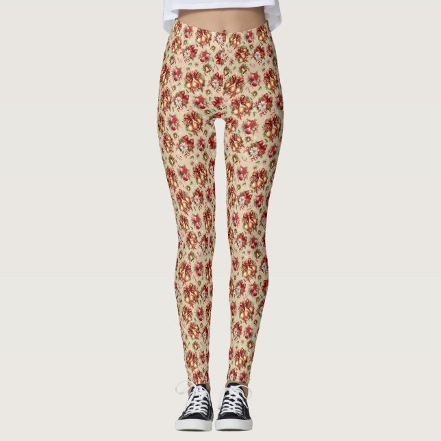 Christmas Pattern 2  Leggings (Front)