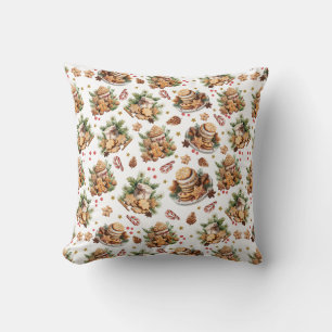 Christmas Pattern 2 Throw Pillow
