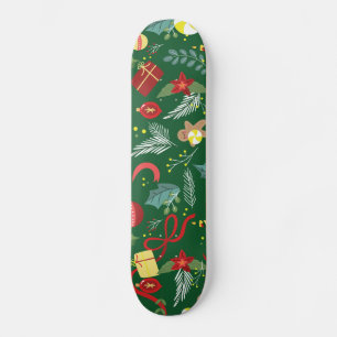 Christmas Pattern 5 Skateboard