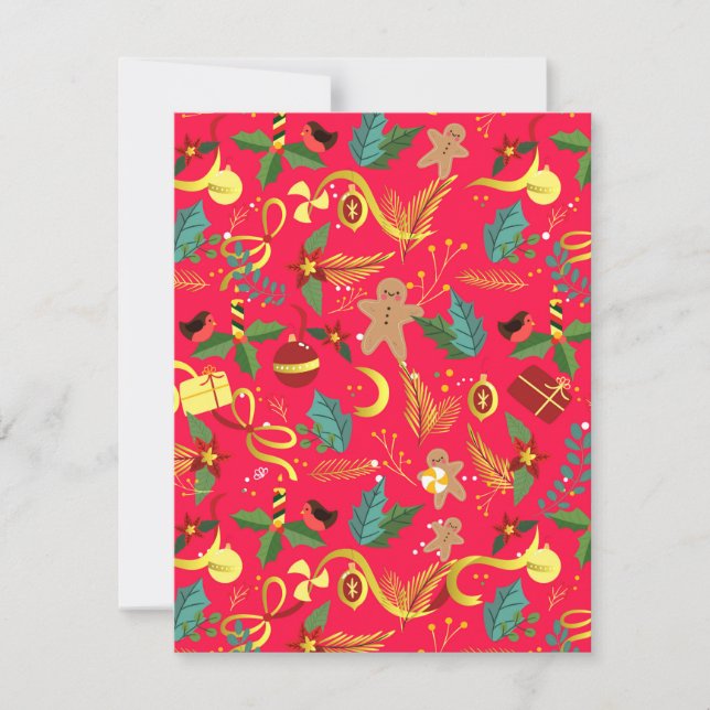 Christmas Pattern 6 Card (Front)