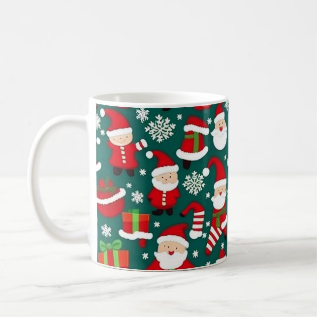 Christmas Pattern 6 - Coffee Mug (Left)