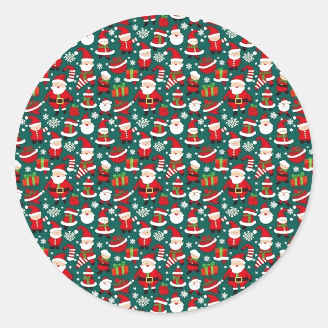 Christmas Pattern 6 - Sticker (Front)
